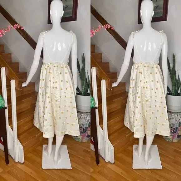 Anthropologie Calysta Spotted Midi Dress - Picture 4 of 7